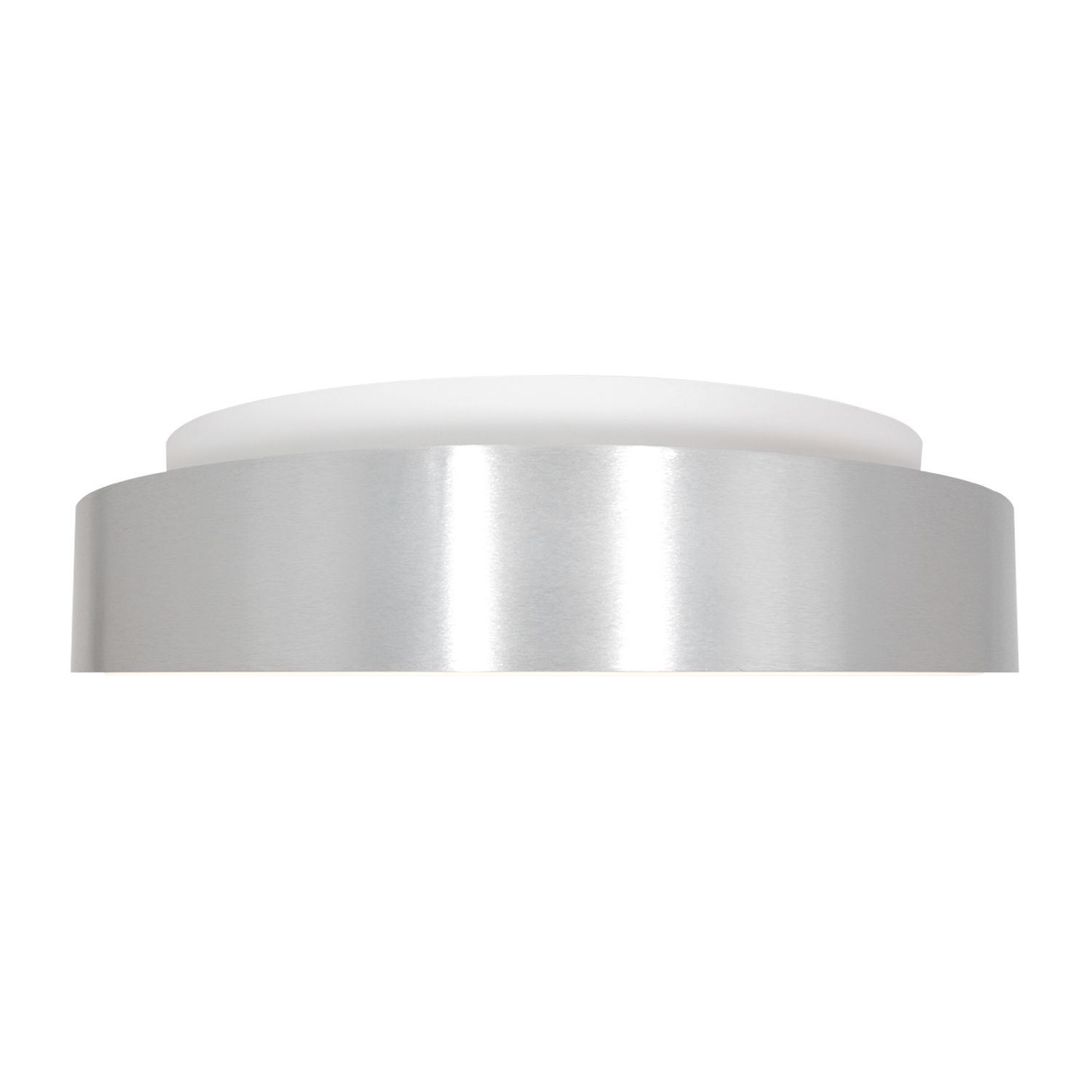 LED Deckenlampe Metall Kunststoff in Silber Weiß 2700 K