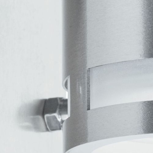 Außenlampe Wand IP44 mit Bewegungsmelder GU10 Stahl