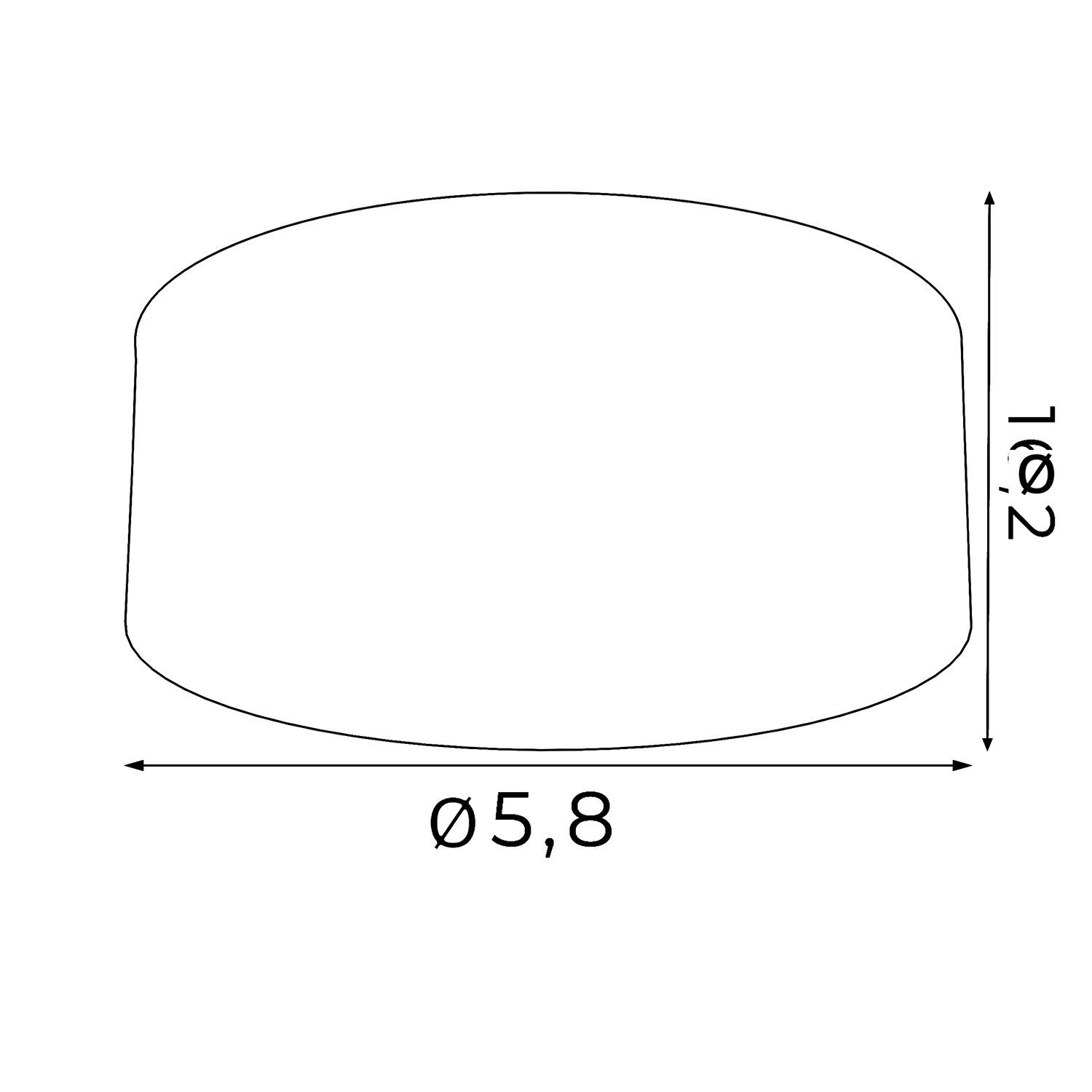 LED Deckenspot Schwarz Metall Ø5,8 cm 4000 K 2150 lm