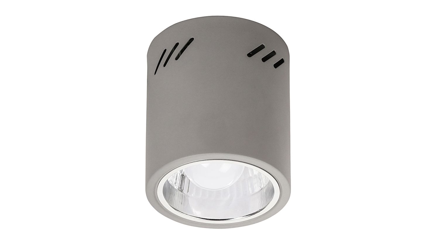 Moderne Deckenlampe Metall E27 Ø13,3cm in Grau