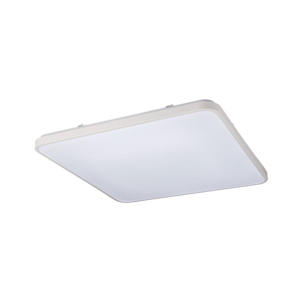 Plafonnier LED blanc métal IP44 4000K à faible éblouissement