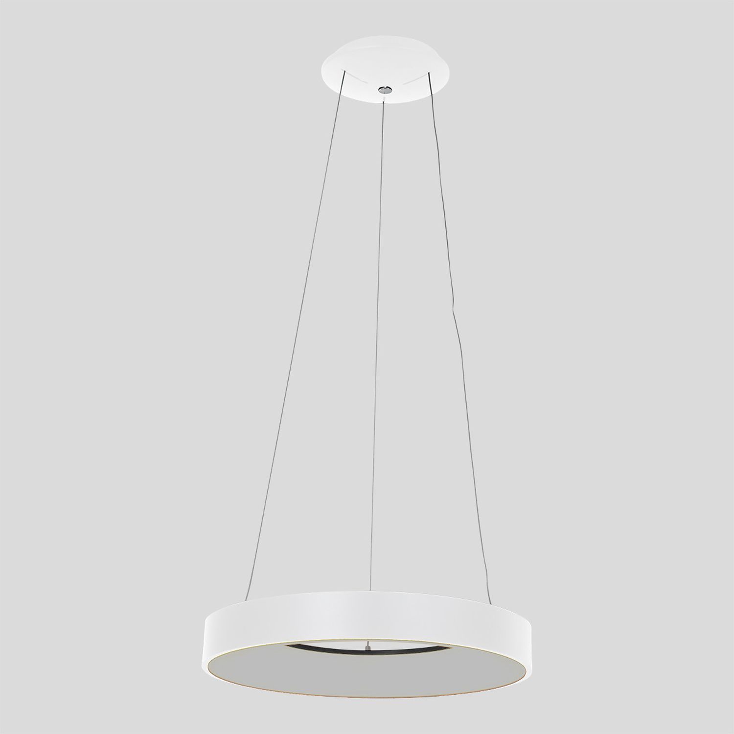 Lampe LED ronde à suspendre Blanc Ø48 cm 2700 K 30 W confortable