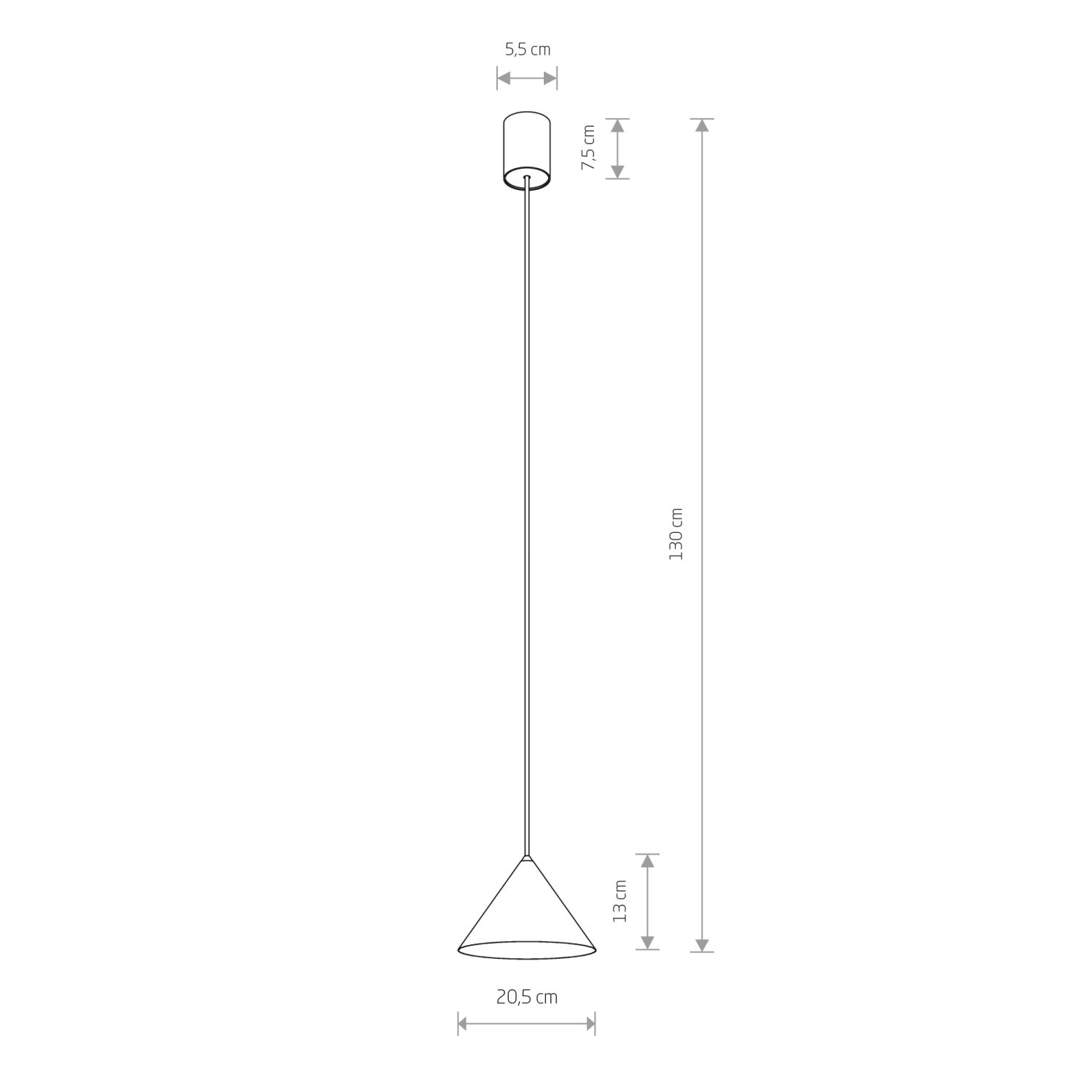 Lampe à suspendre noire GU10 Ø 20,5 cm métal rétro design