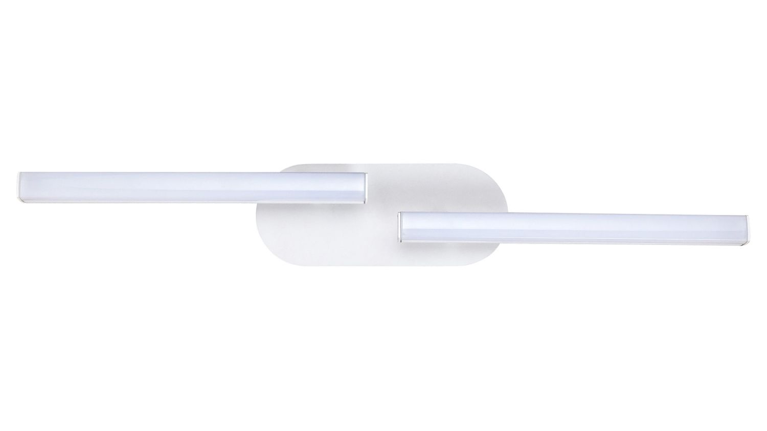 Längliche LED Wandlampe Weiß gemütlich IP44 Modern