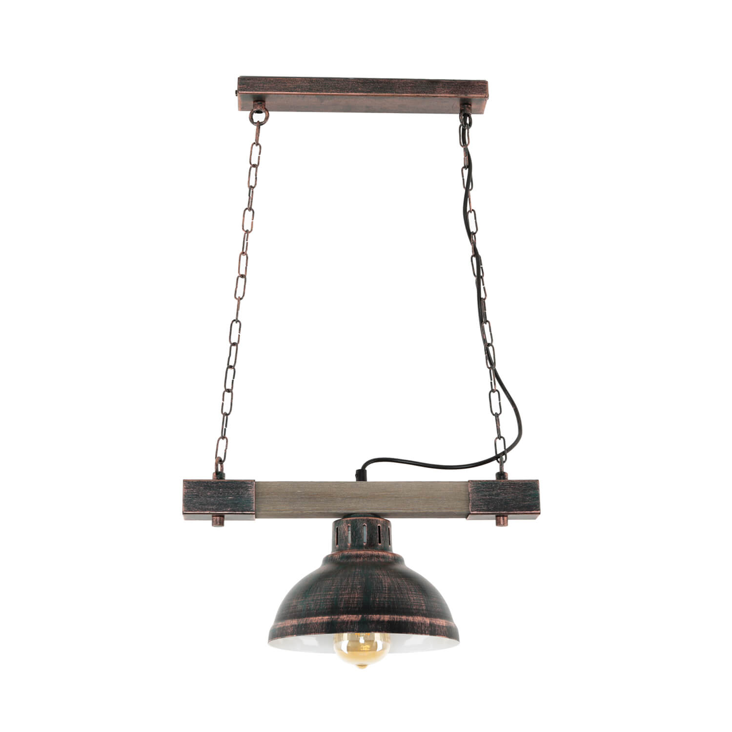 Vintage Lampe hängend HAKON Kupfer Antik Made in EU