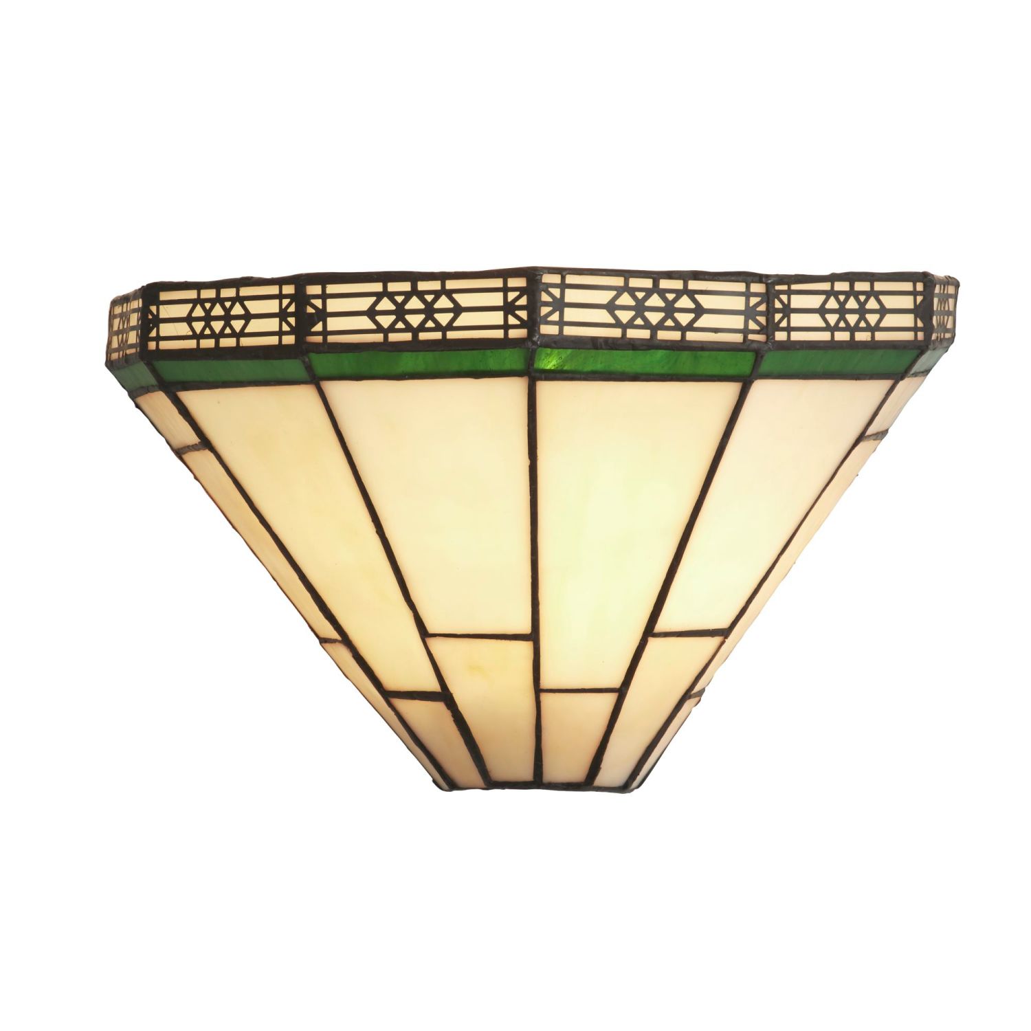 Wandlampe Buntglas Tiffany Stil B: 30,5 cm für E14