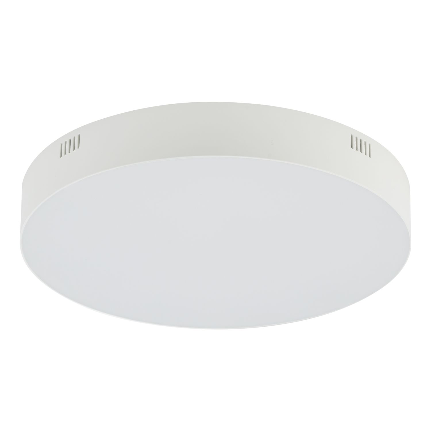Warmweiße Deckenlampe LED Weiß 3000 K 4600 lm Ø 30 cm Modern
