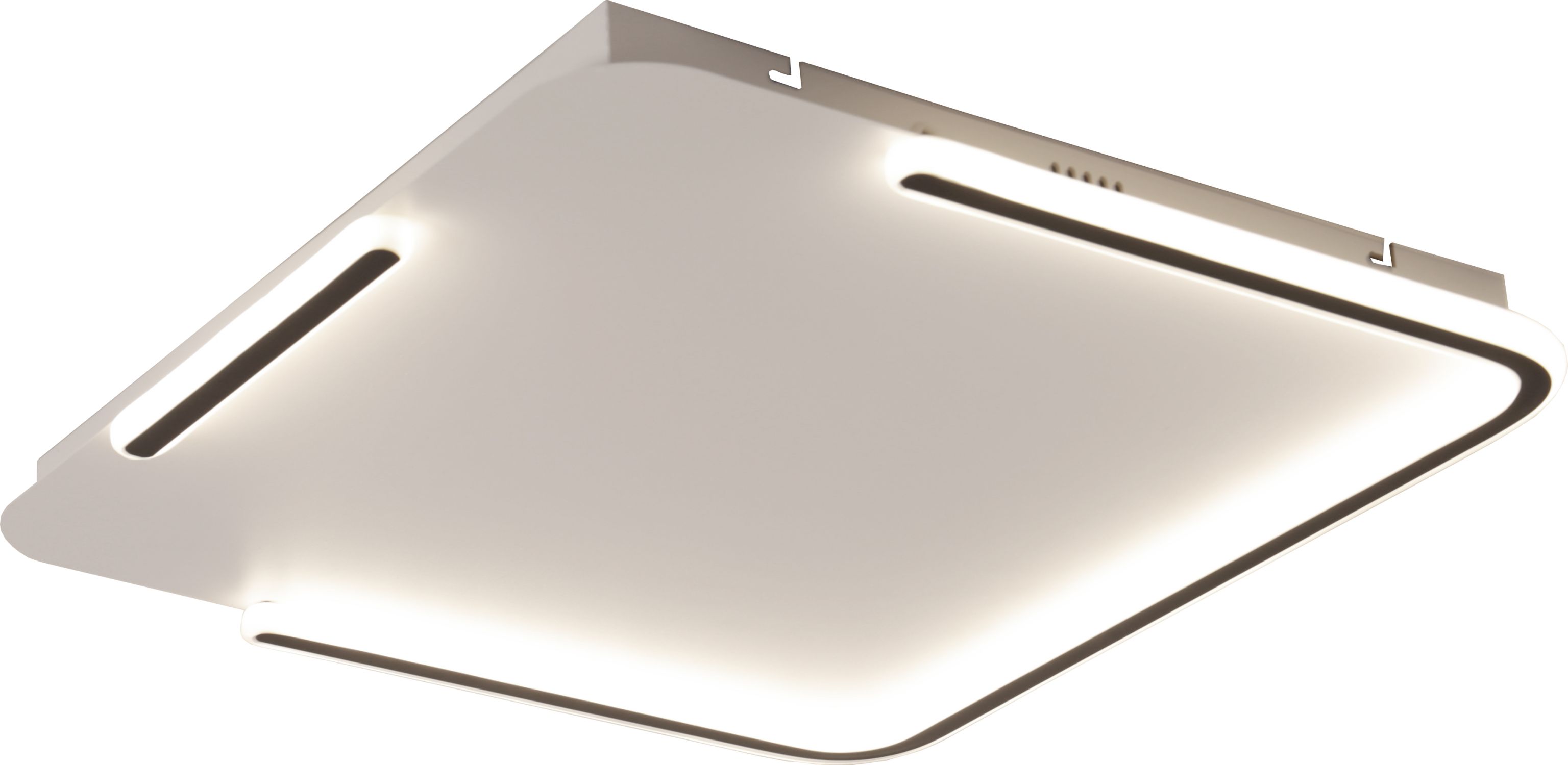 LED Deckenleuchte 4000 K neutral weiß Metall B: 51,5 cm
