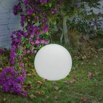 Lampe boule câble fiche Ø 30 cm IP65 incl. E27 LED 2700 K