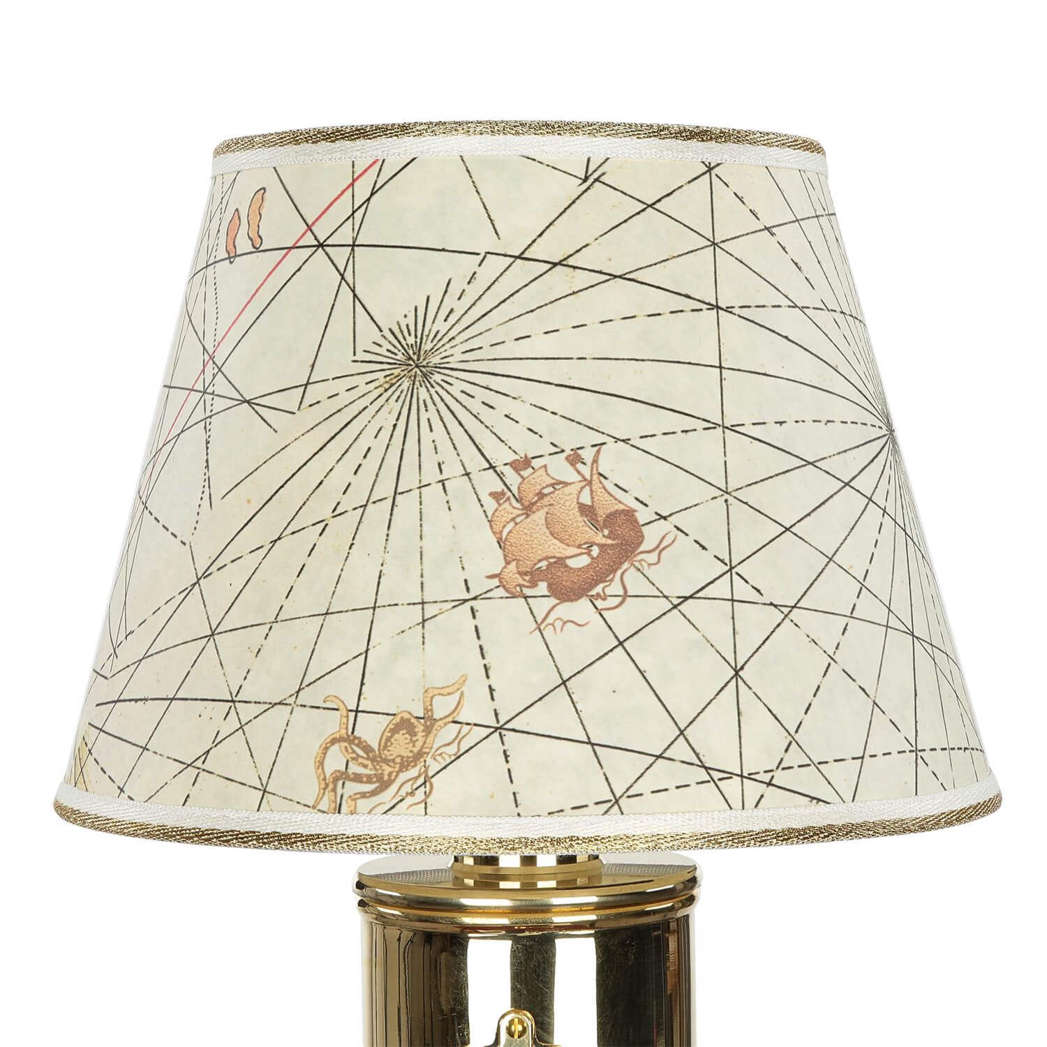 Lampe de table laiton Maritim H:30cm extravagant