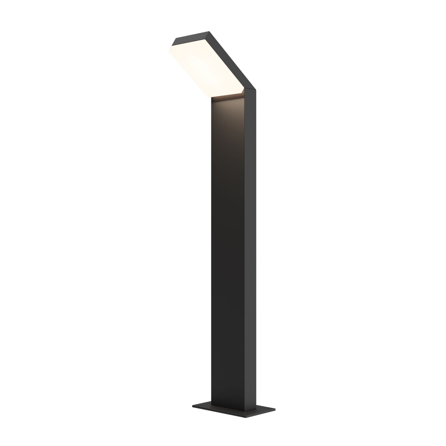 Lampadaire LED extérieur aluminium IP54 80 cm noir 660 lm