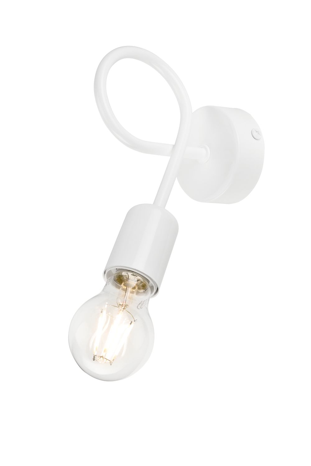 Wandleuchte Weiß flexibel Modern Metall Lampe