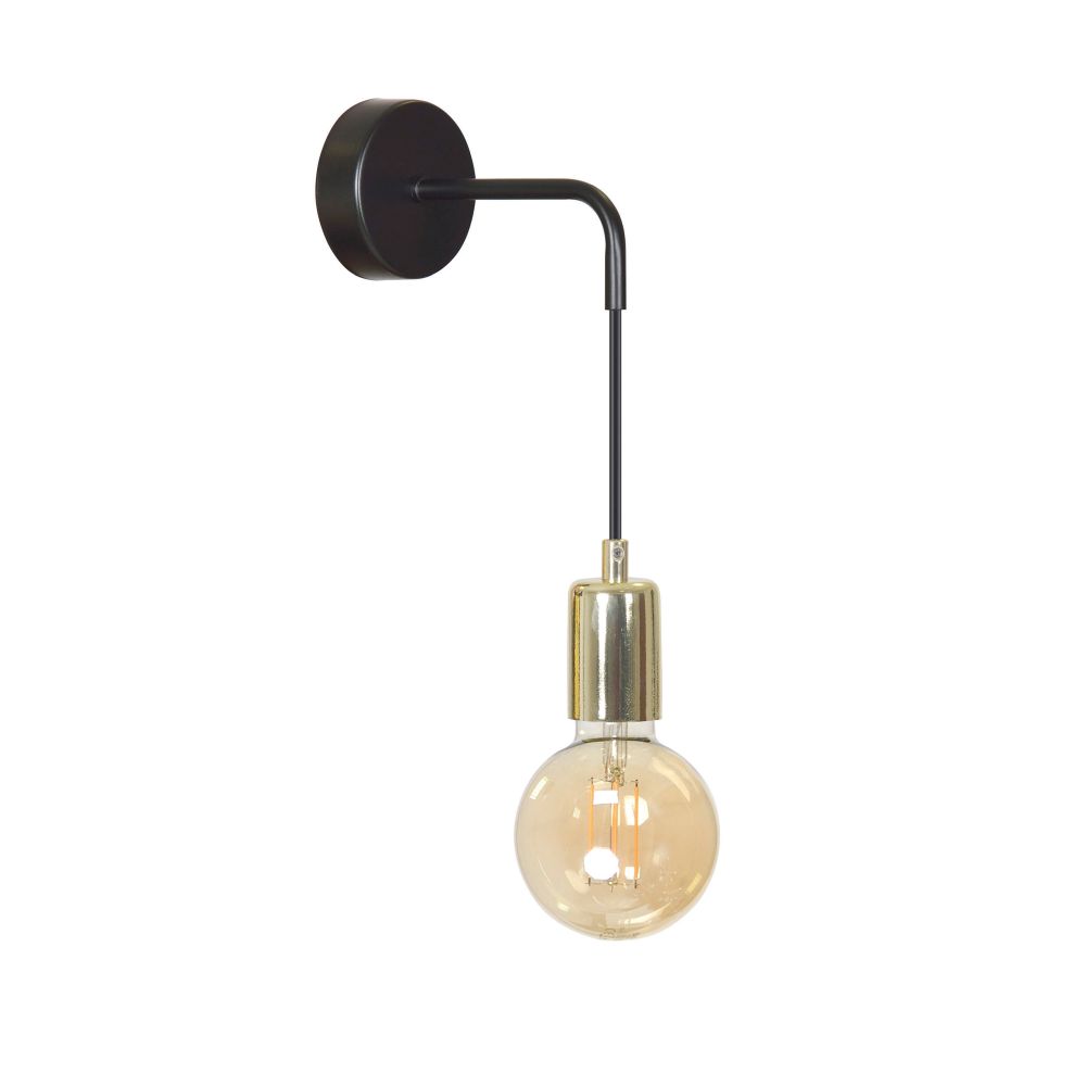 Wandlampe Retro Schwarz verstellbar Pendelarm Küche