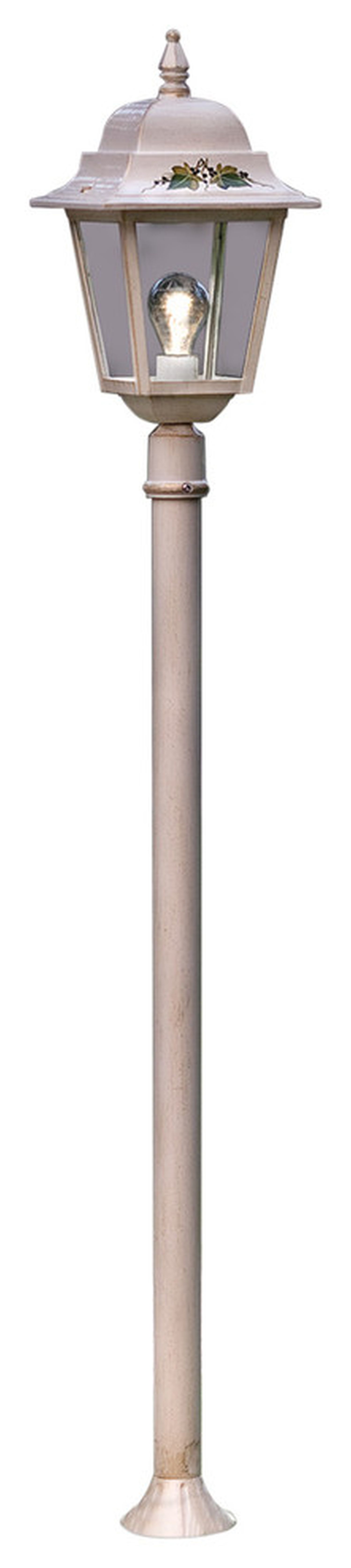 Außenlampe Aluminium B: 21,5 cm 144 cm hoch IP43 E27