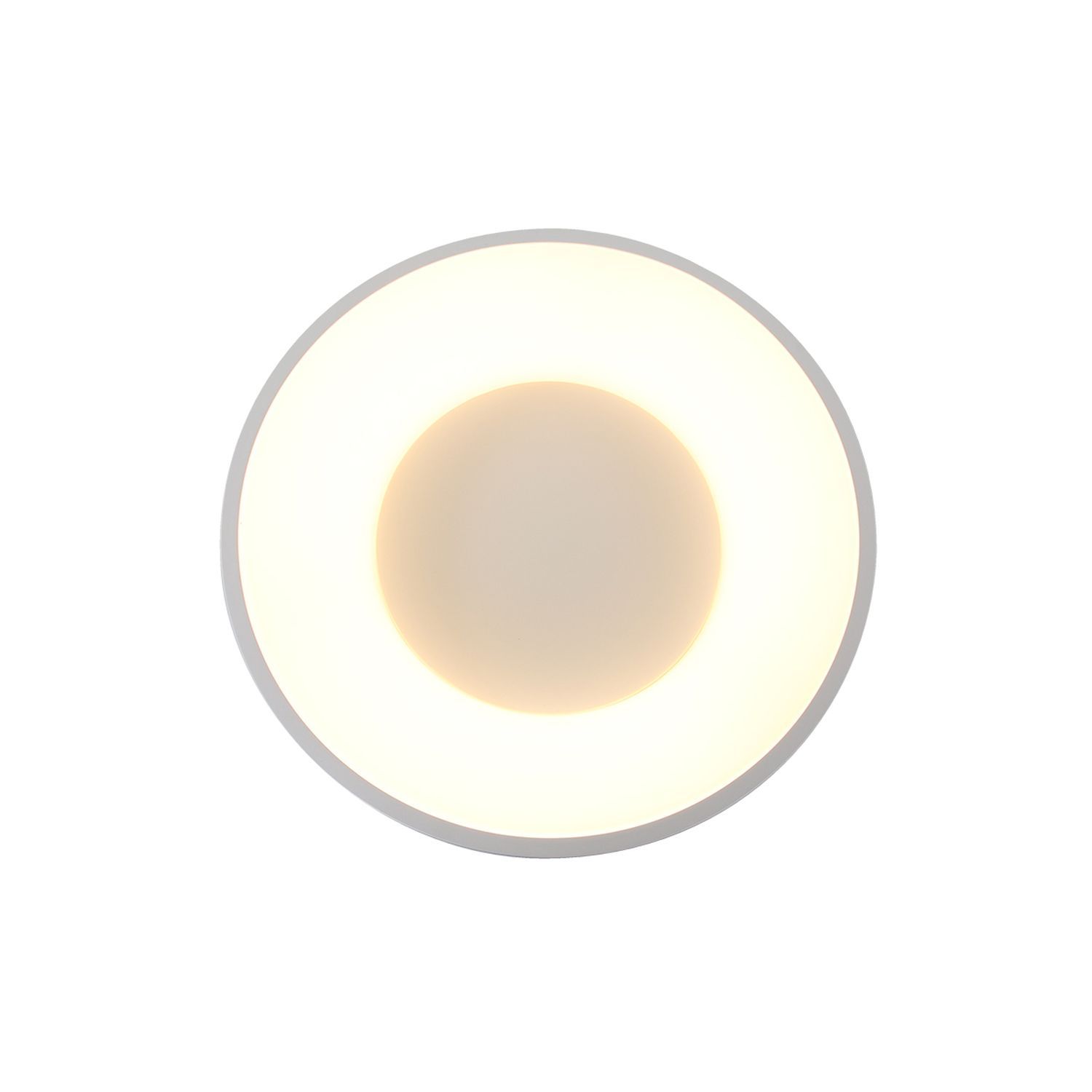 Plafonnier LED rond blanc Ø38 cm 30 W 2700 K faible éblouissement