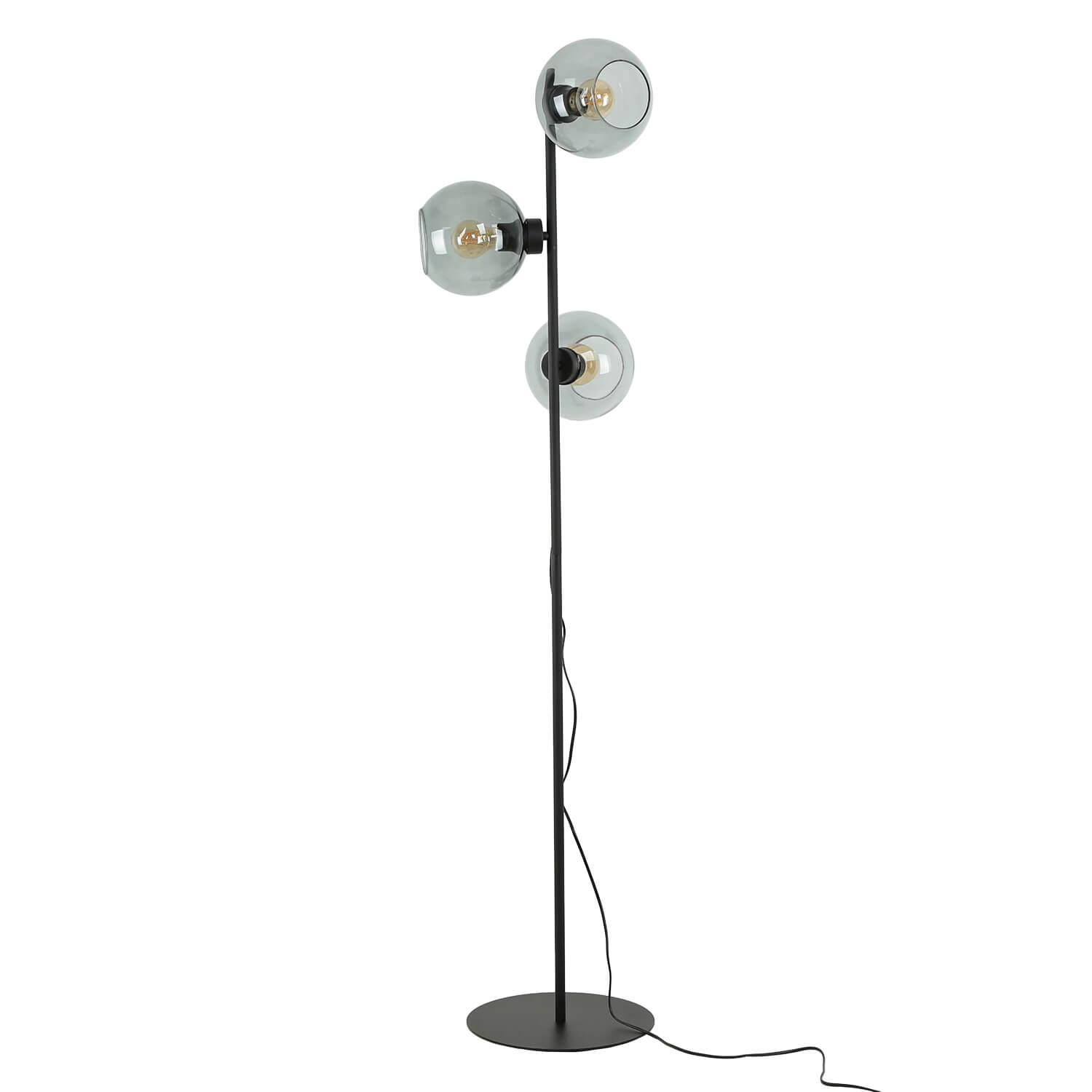 Stehlampe KALETE in Graphit 160cm Wohnzimmer Lampe