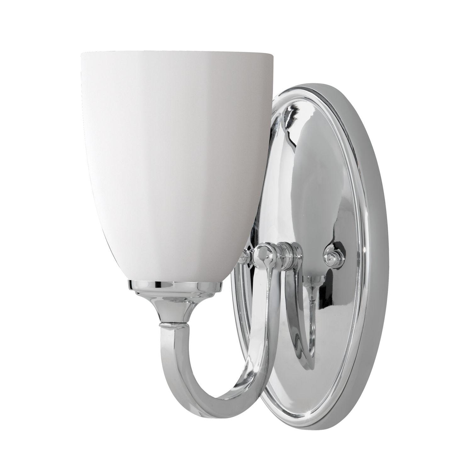 Badezimmer Lampe LED IP44 in Chrom Weiß Jugendstil