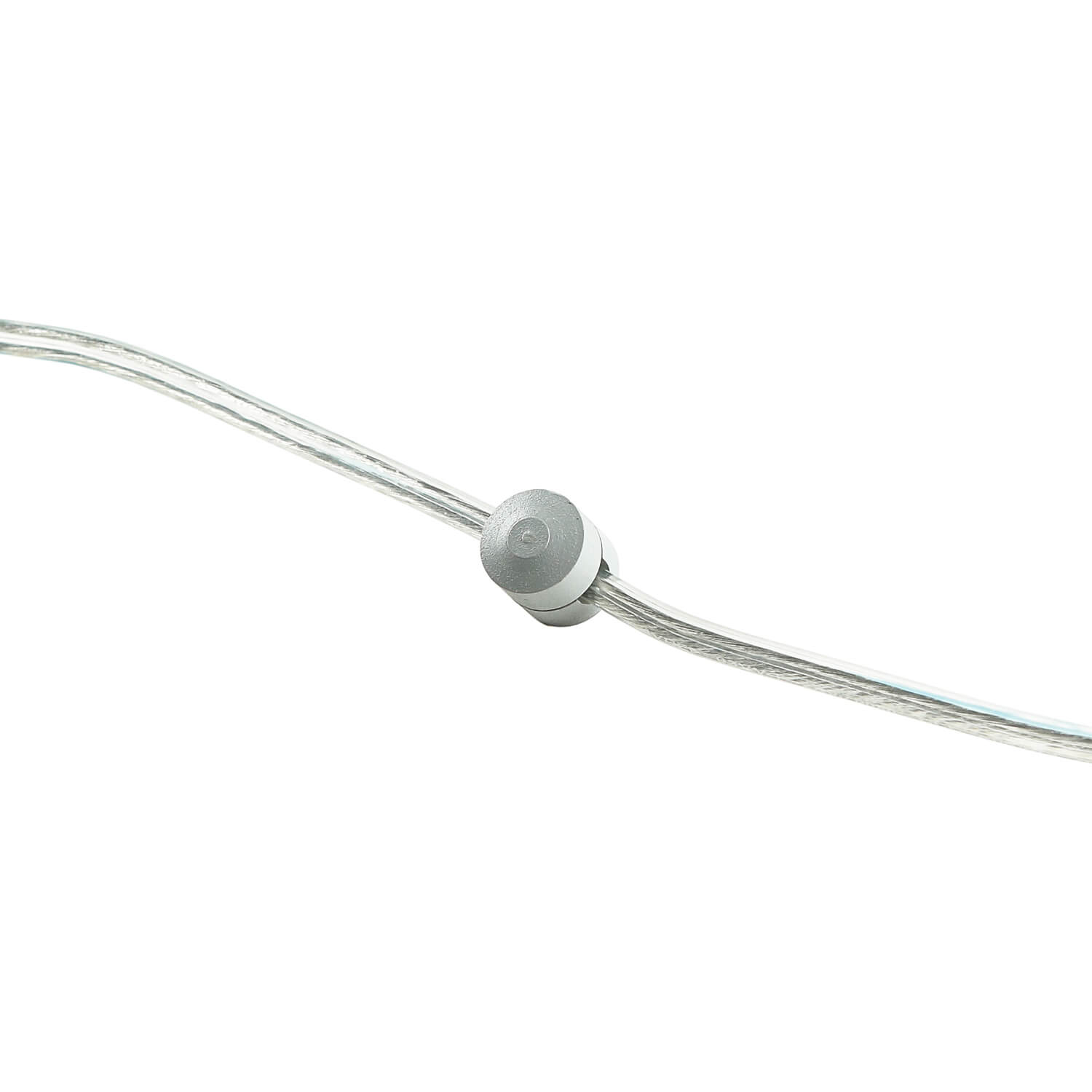 Hängelampe mit Stecker Kabel 5,5 m lang Grau flexibel