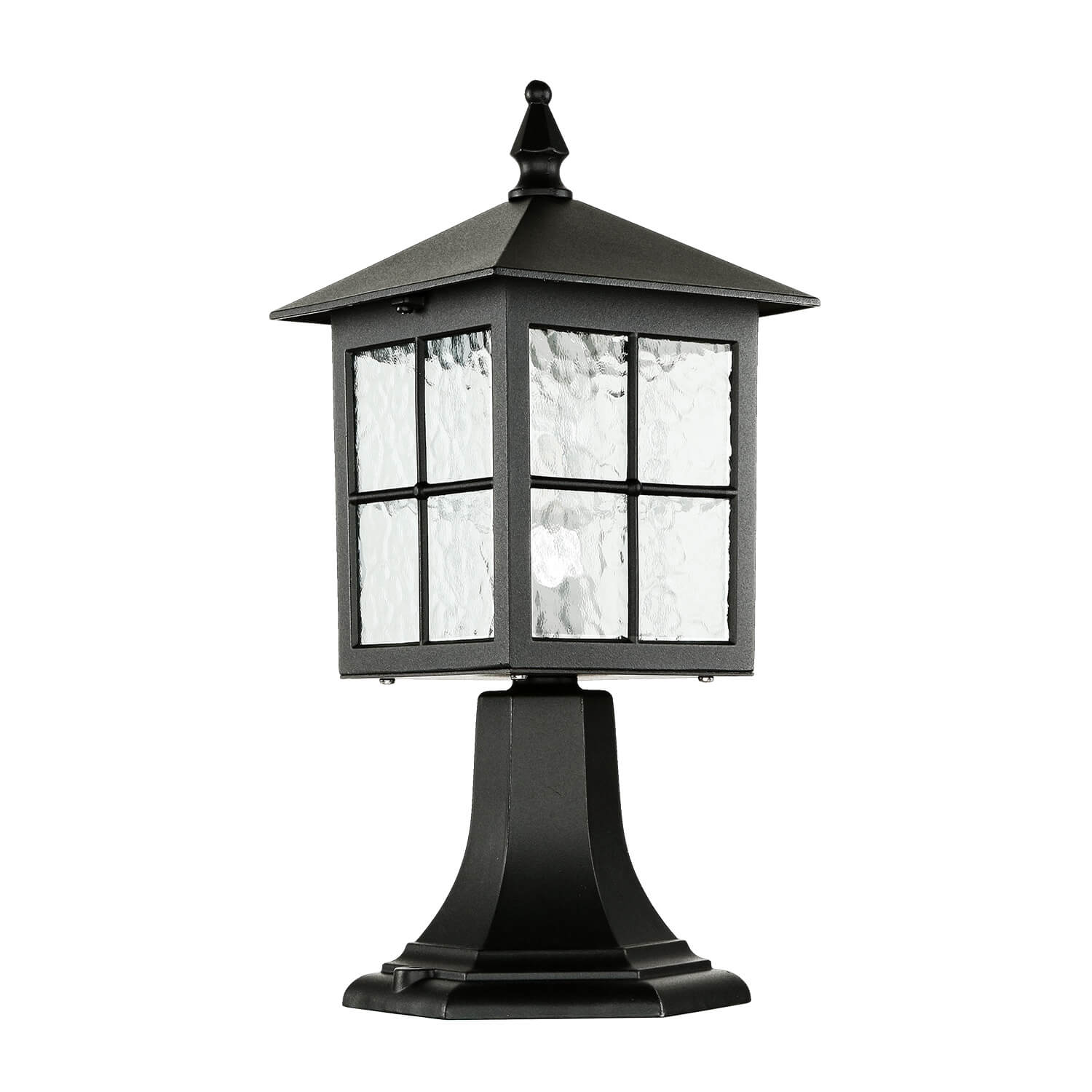 Lampe de socle rustique BAARLE Noir H:45cm E27