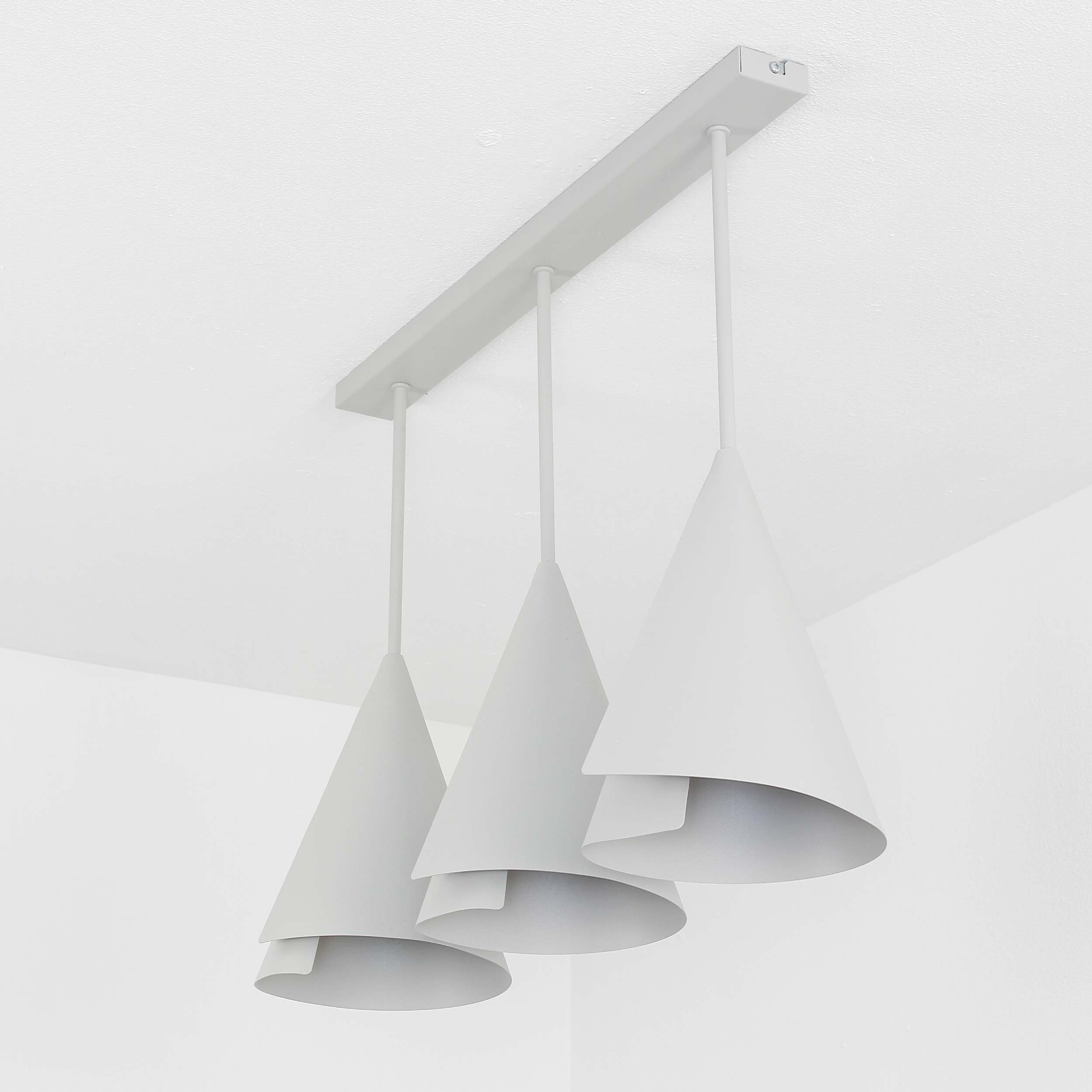 Design Deckenlampe Grau 3 flmg
