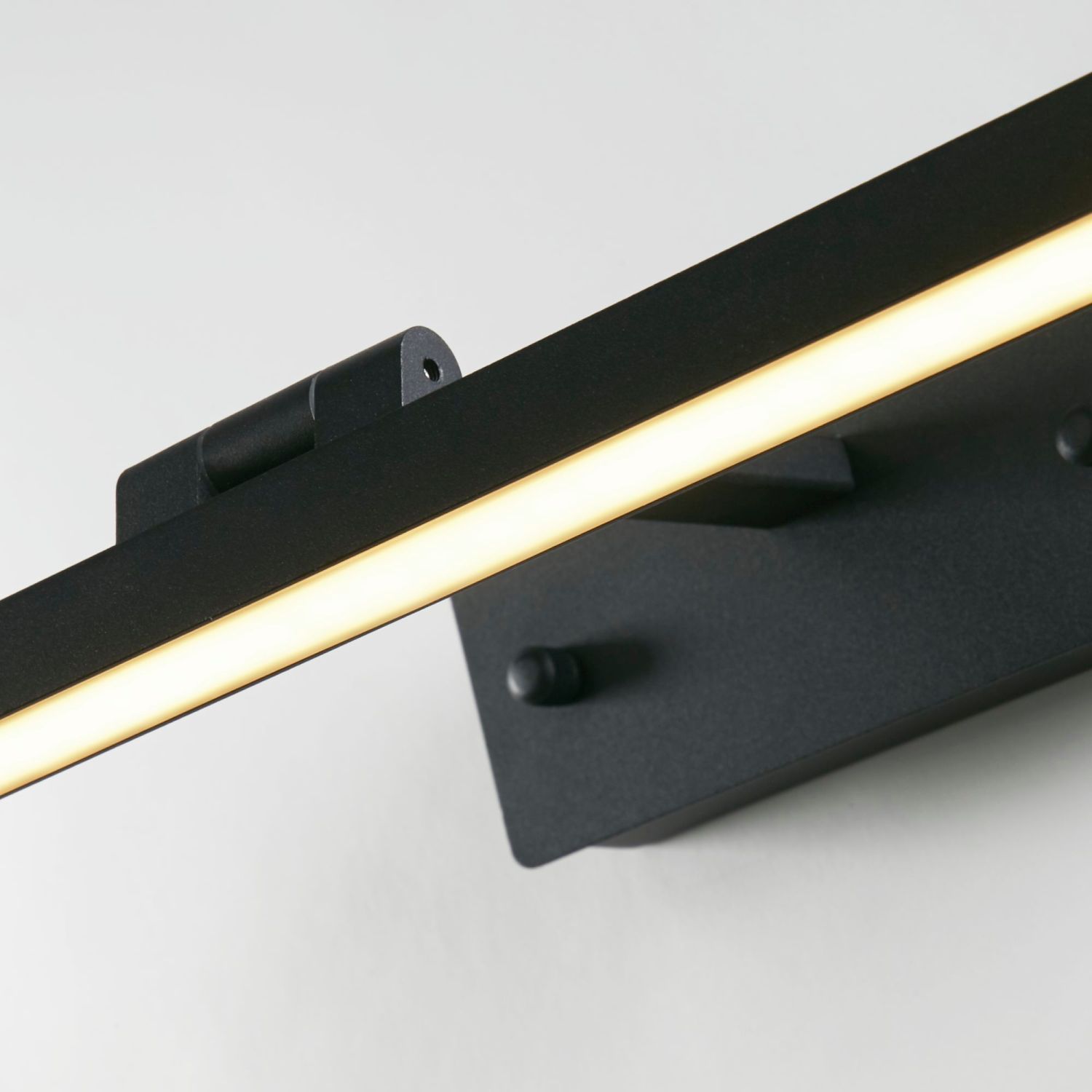 LED Bilderleuchte Schwarz B: 39 cm Metall 3000 K