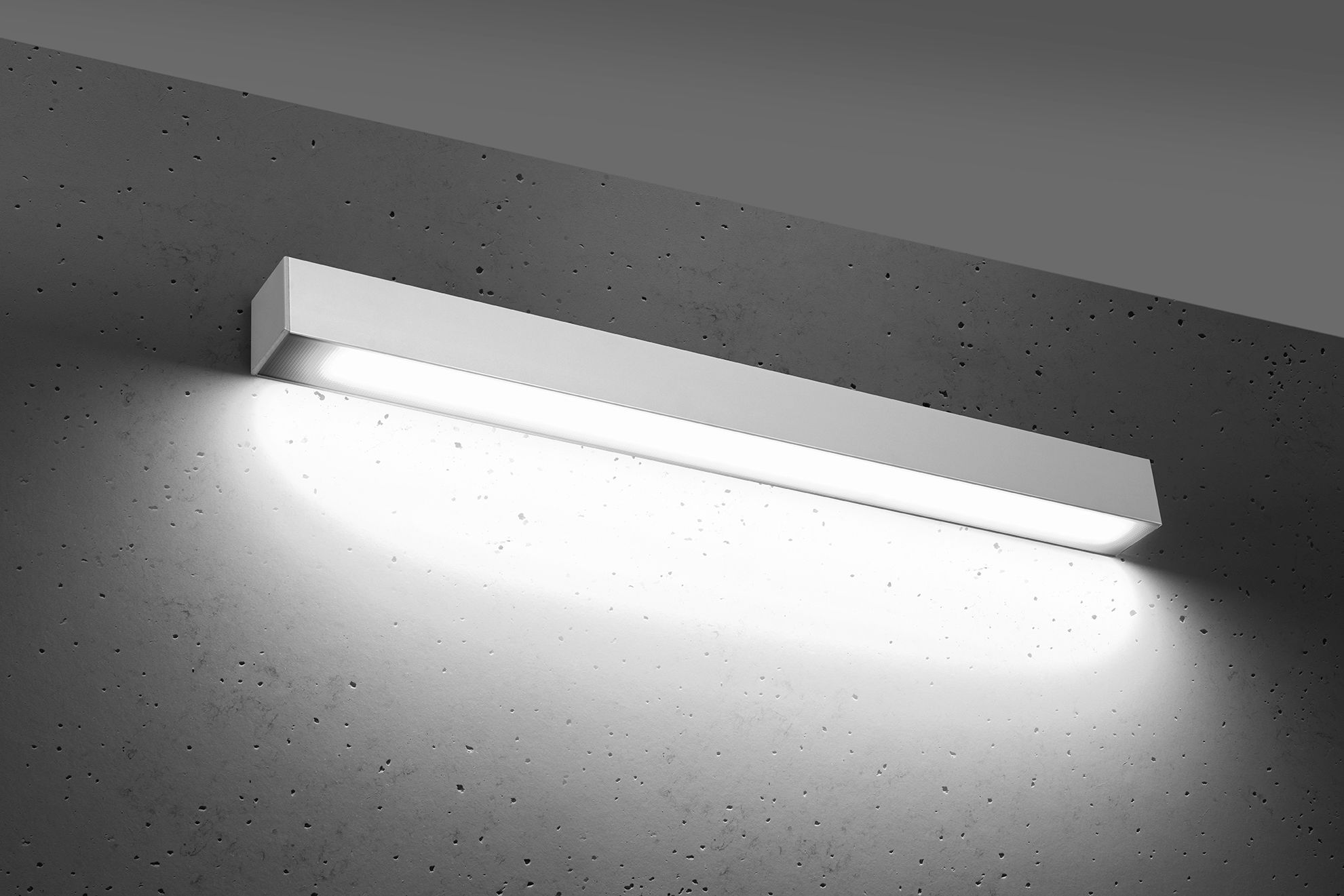 LED Wandleuchte Weiß 67 cm lang 4000 K 2080 lm Downlight