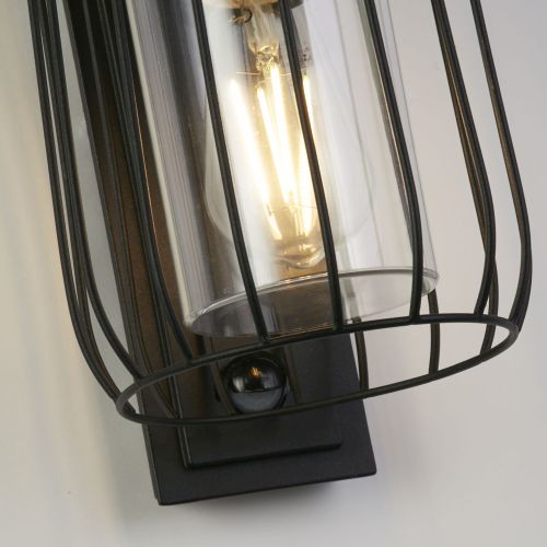 Wandlampe Außen mit Bewegungssensor Aluminium IP44 E27