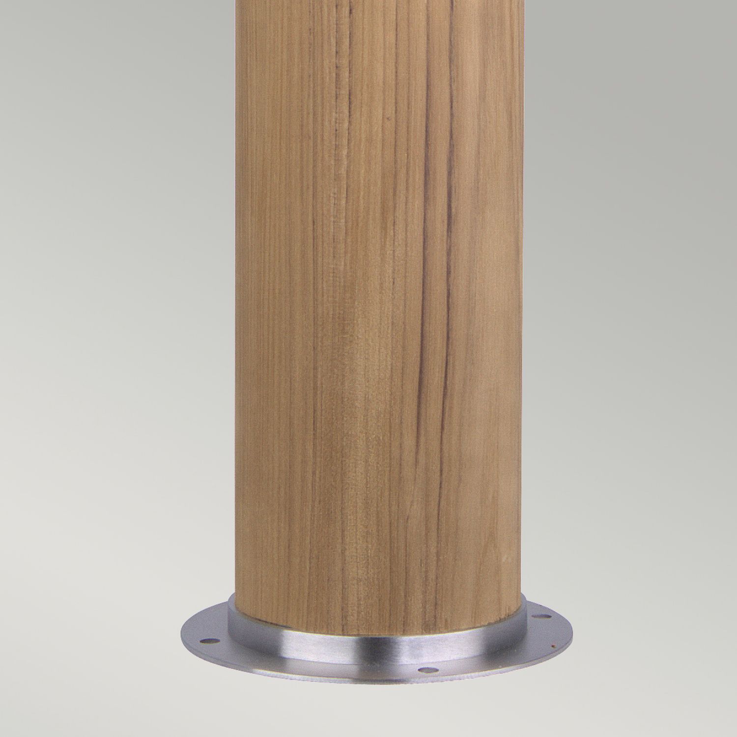 Pollerleuchte außen Edelstahl Holz 67cm Nordic IP55