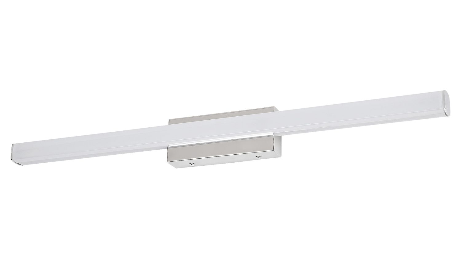 Moderne LED Wandleuchte Chrom lang IP44 Badezimmer