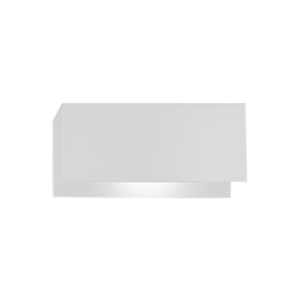Wandleuchte Weiß Metall E27 24 cm breit Modern