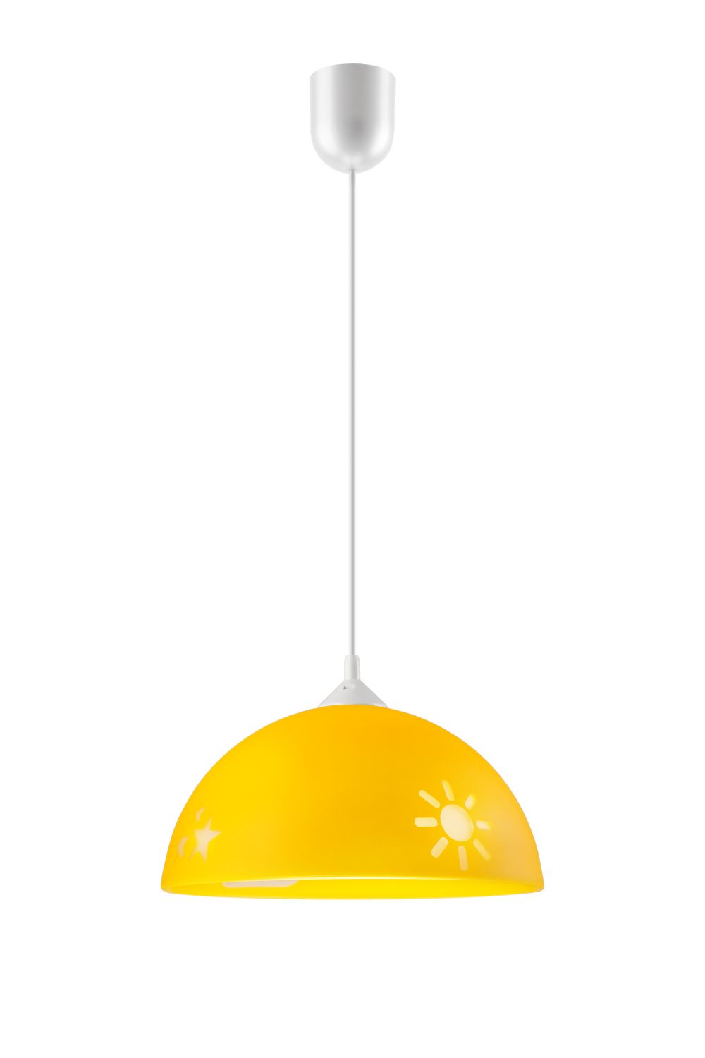 Pendelleuchte Farbig Kinderlampe Gelb Kunststoff