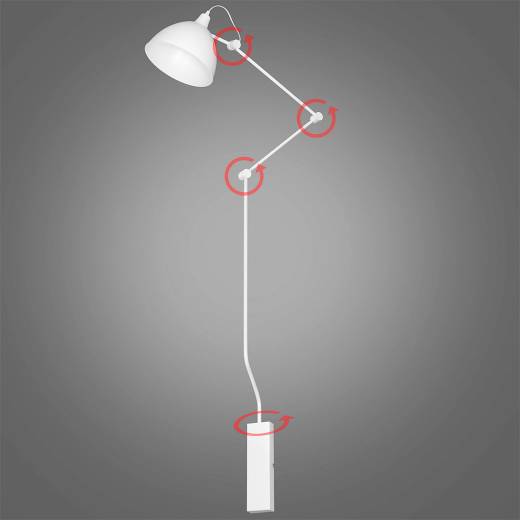 Flexible Wandleuchte AIDA Design Moderne Leuchte