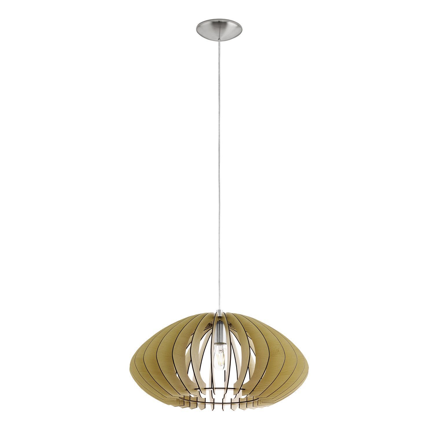 Hängeleuchte Cossano 2 Ahorn Ø50cm