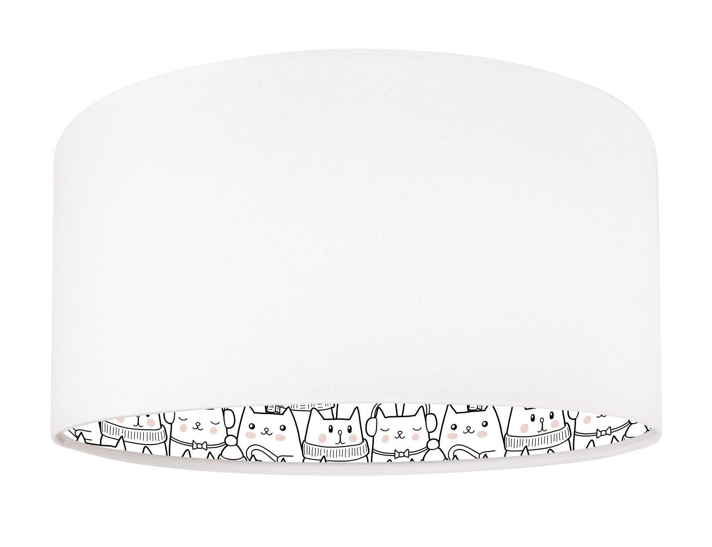Pendelleuchte Kinderlampe Weiß Katzen Mädchen