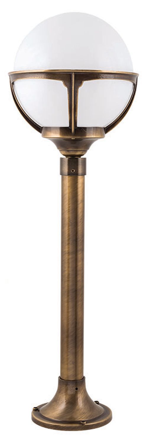 Gartenlampe ALONNISOS Messing in antik H:69cm