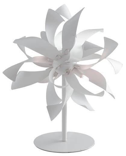 Weiße Tischlampe MARBLE 50cm Modern dekorativ