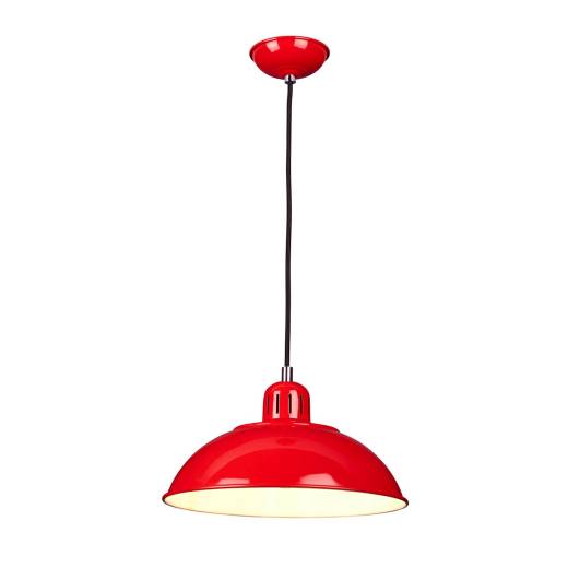 Pendelleuchte SECRETER Rot Ø30cm verstellbar Lampe