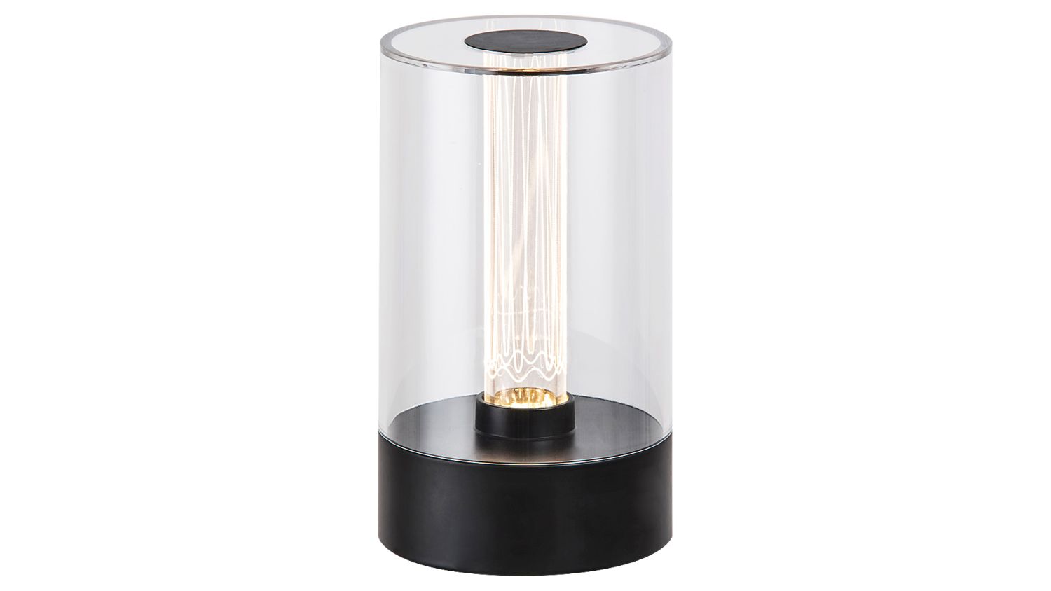 LED Schreibtischlampe Schwarz Dimmer Schalter 80lm