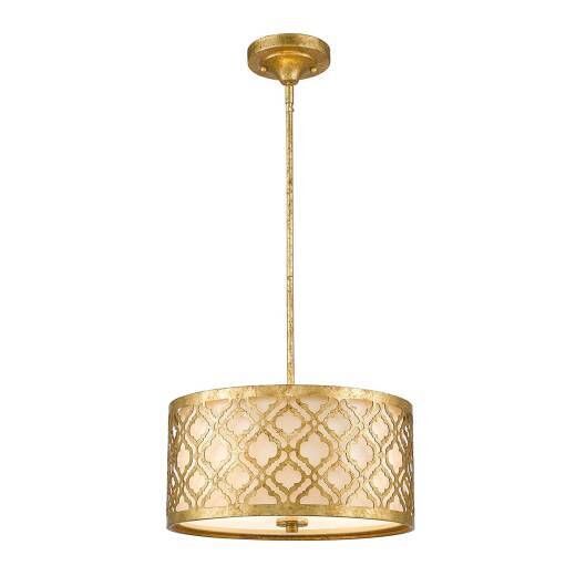 Arabesque Deckenleuchte ALADYN Blattgold Antik rund