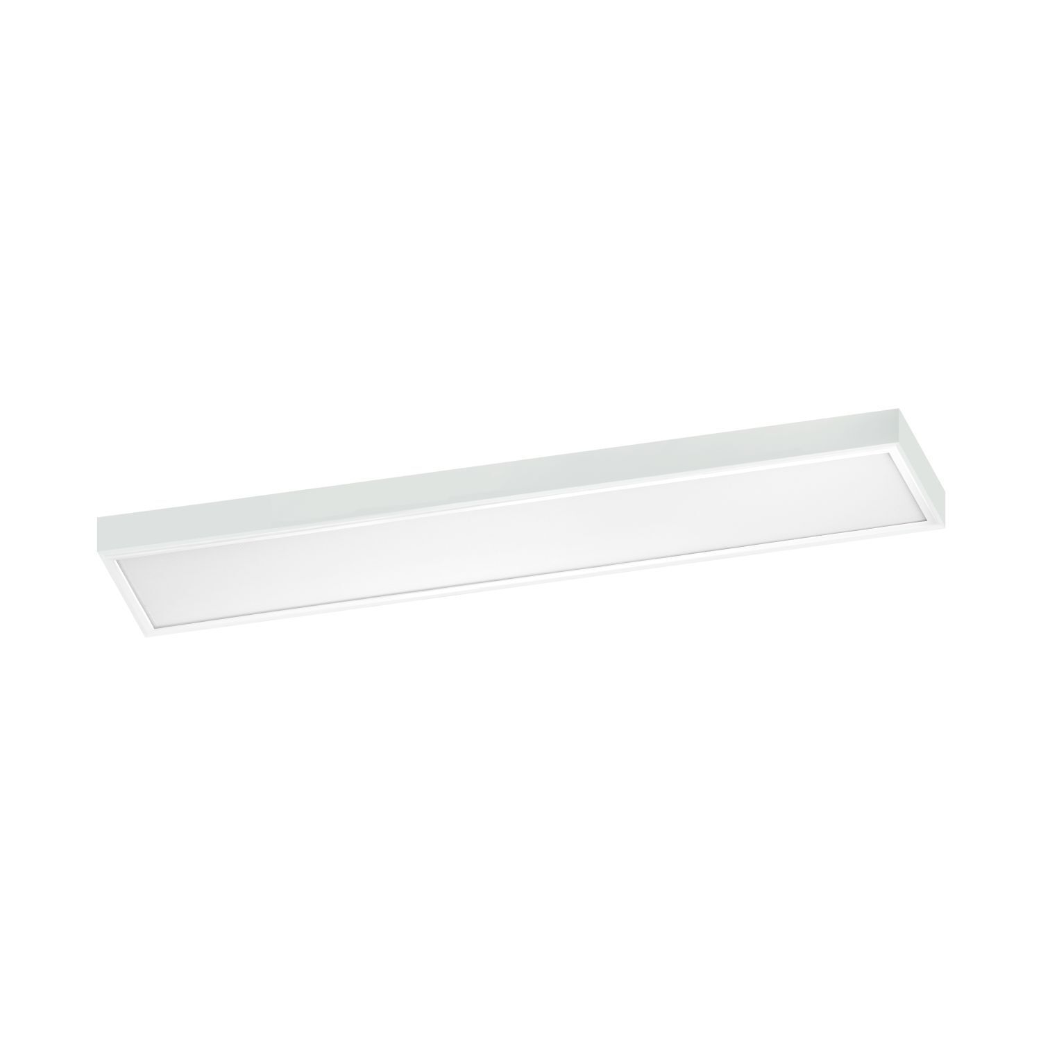 Längliche LED Einbauleuchte Salobrena 1 Weiß