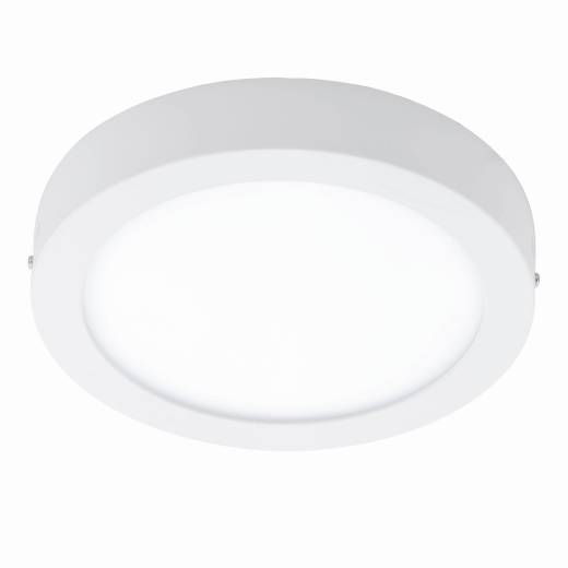 LED Deckenleuchte Fueva 1 Weiß Ø30cm
