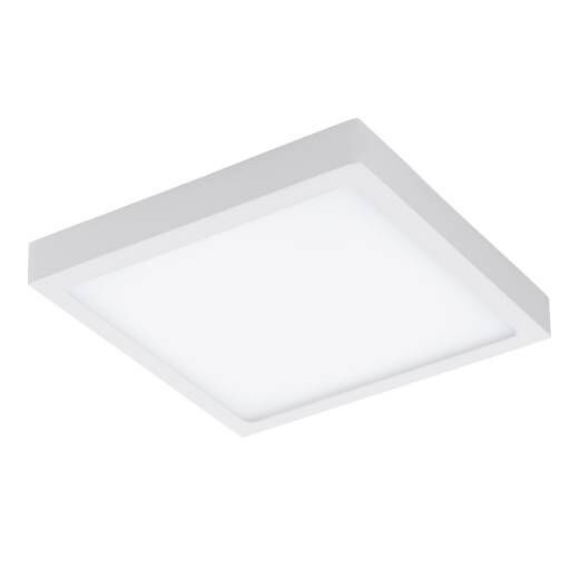 Eckige Deckenleuchte LED 30cm Fueva 1 Weiß