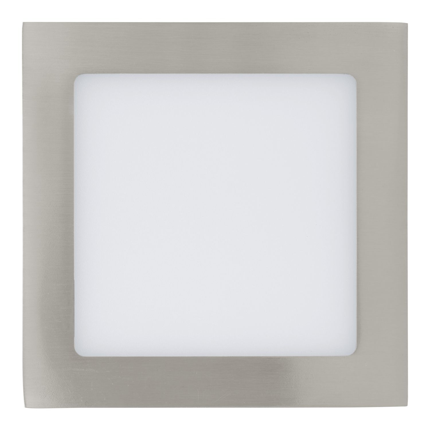 Eckiger Einbau Strahler LED Fueva 1 Nickel-Matt