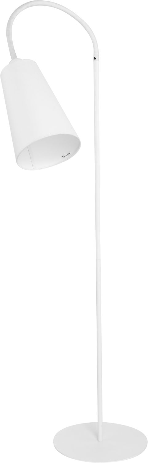 Verstellbare Stehlampe BANTA Weiß Modern 145cm