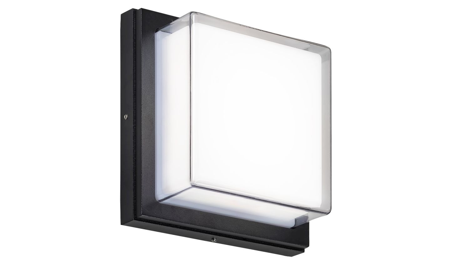 Moderne LED Außenlampe Metall B:18,5cm IP54 FLORE