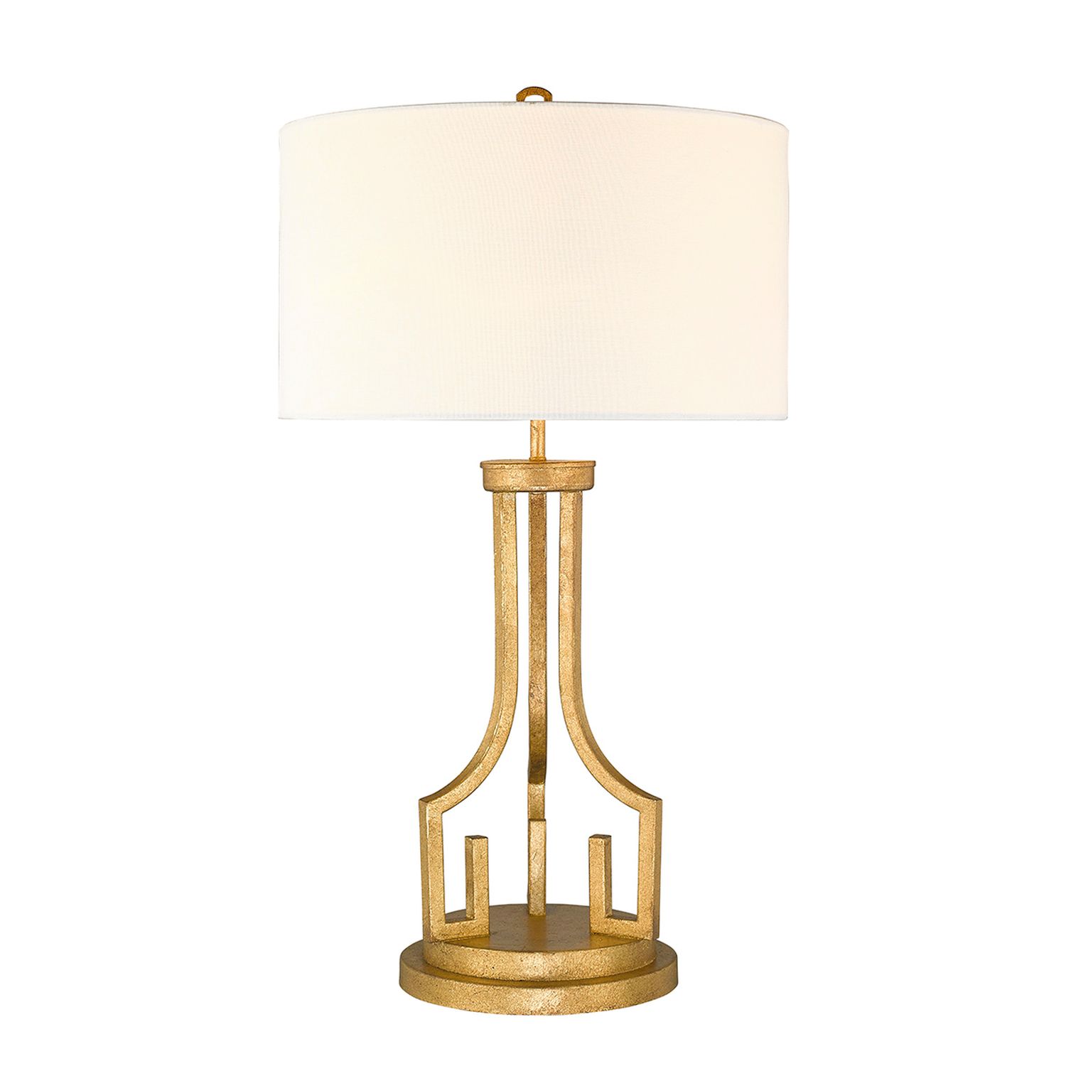 Vintage Tischlampe AIROSO Weiß H:80cm Design Lampe