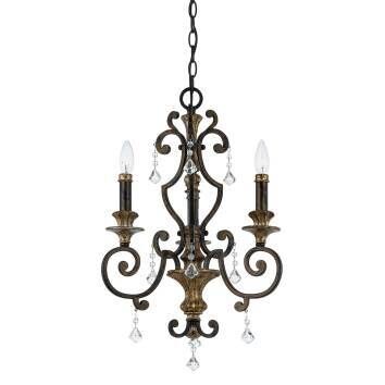 Kronleuchter GOTICA 4 Bronze 3-flmg Design Lampe