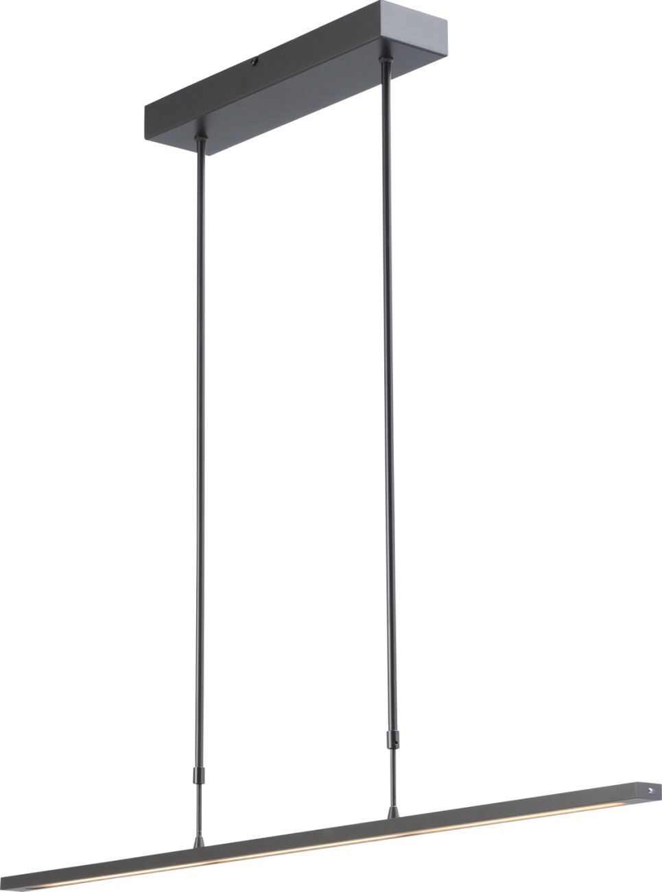 Dimmbare LED Pendelleuchte Hängelampe Nickel dunkel