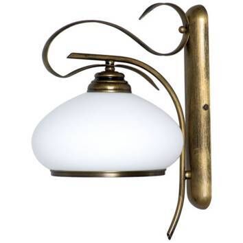 Wandlampe Glas Metall Jugendstil Antike Lampe