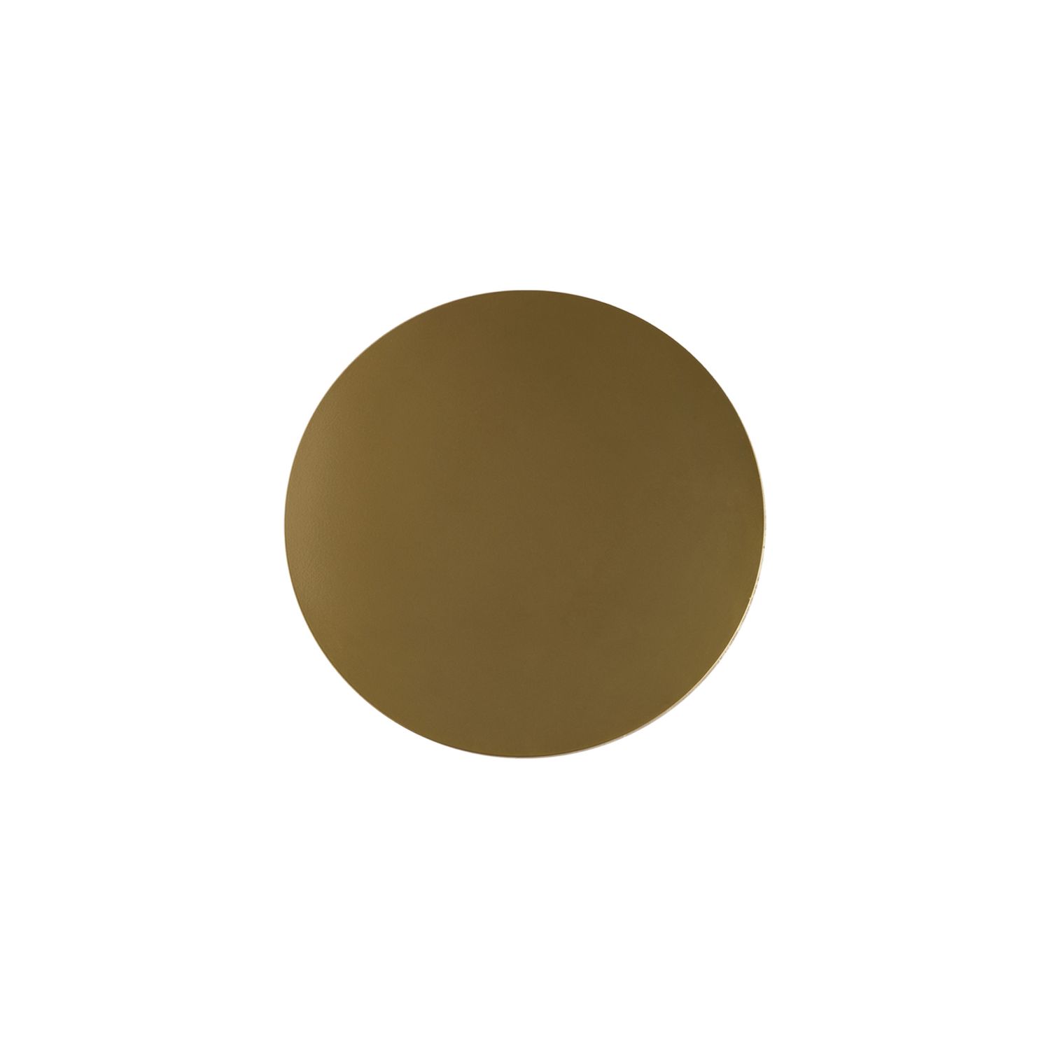 Wandleuchte Metall Ø 20 cm rund flach in Gold G9